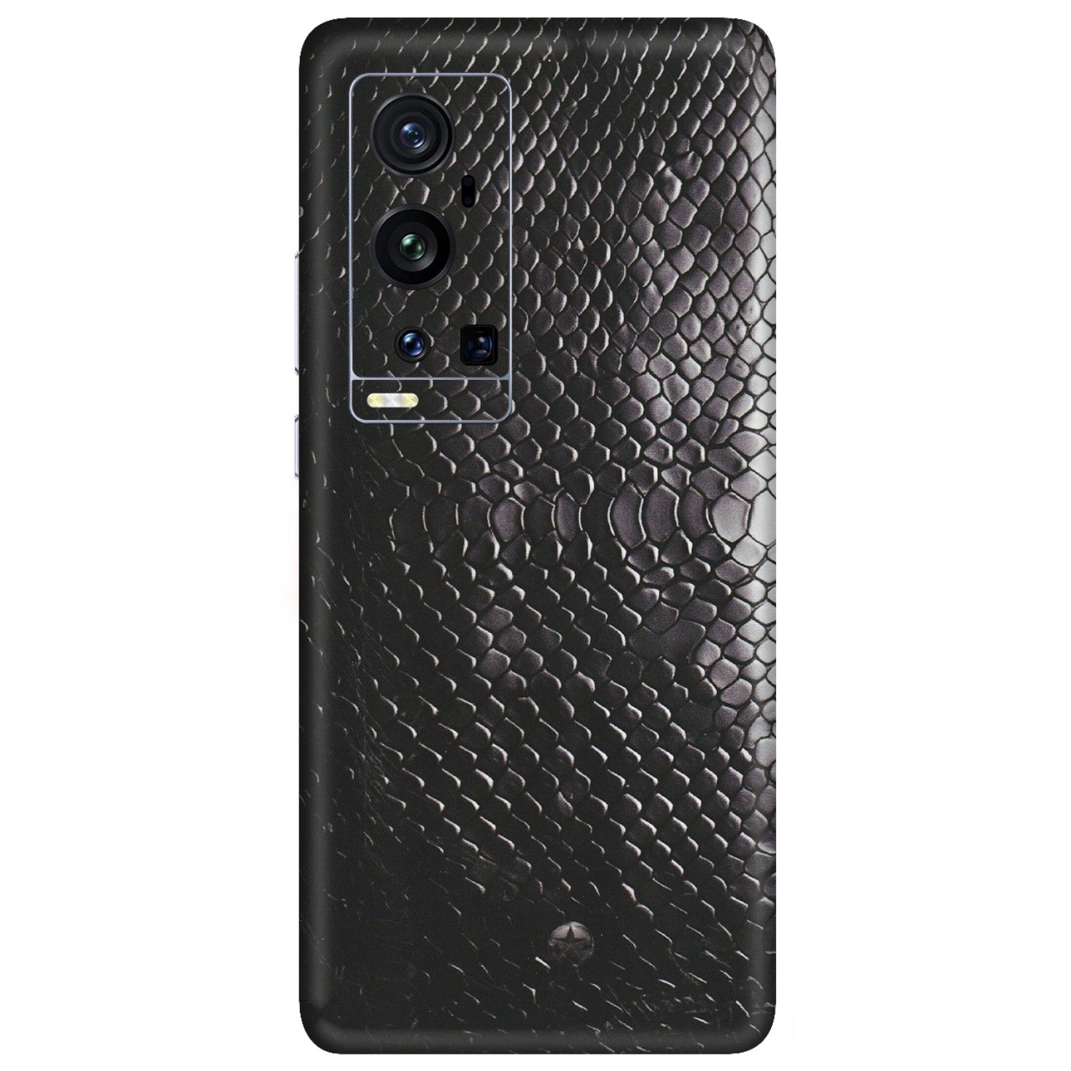 VIVO Z/V/X/T/U/S Series Phone Skins (All Models) - Black Snack Leather - Matte Finish (M-147) Vivo X60 Pro Plus