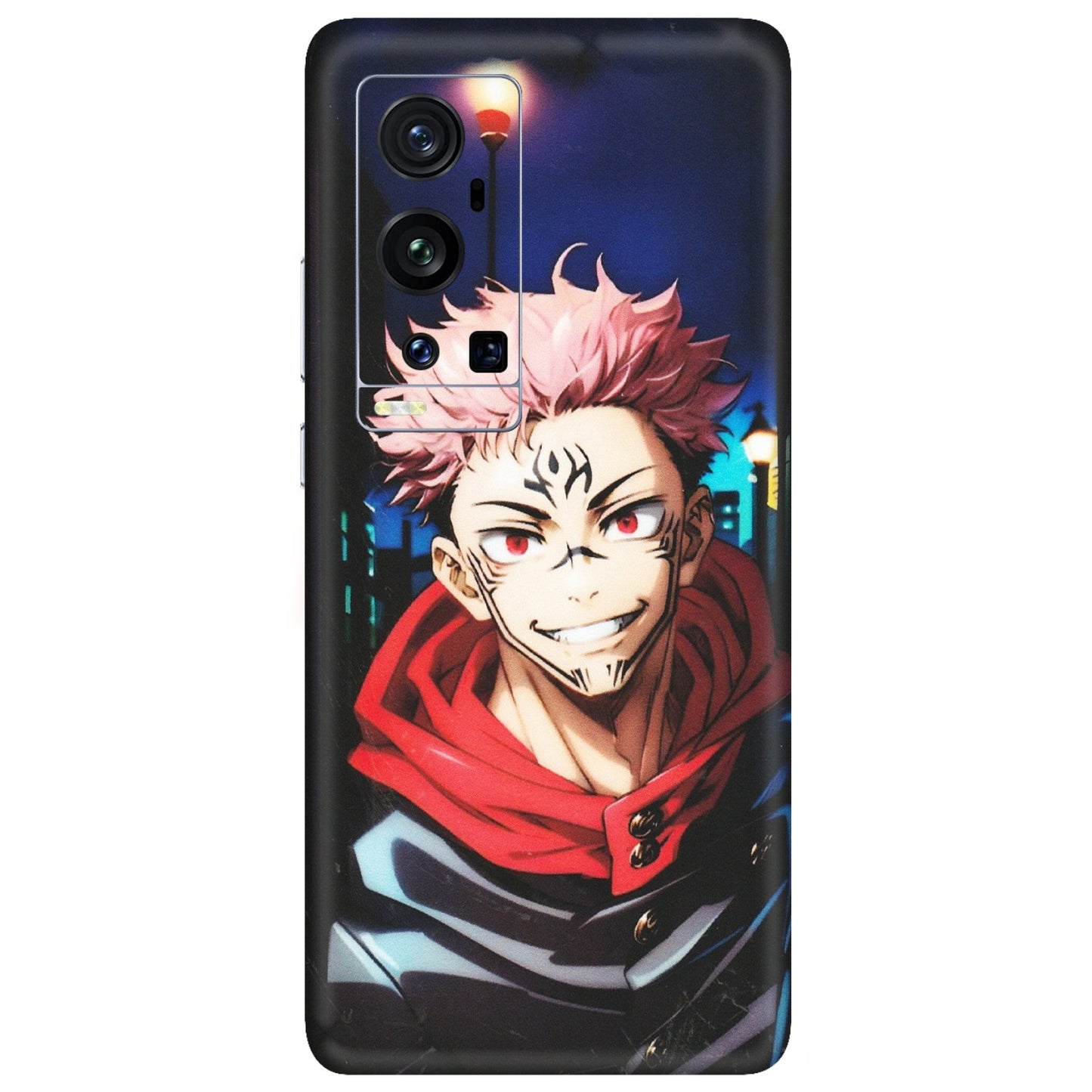VIVO Z/V/X/T/U/S Series Phone Skins (All Models) - Yuji Itadori Funny Face Anime - Matte Finish (M-152) Vivo X60 Pro Plus