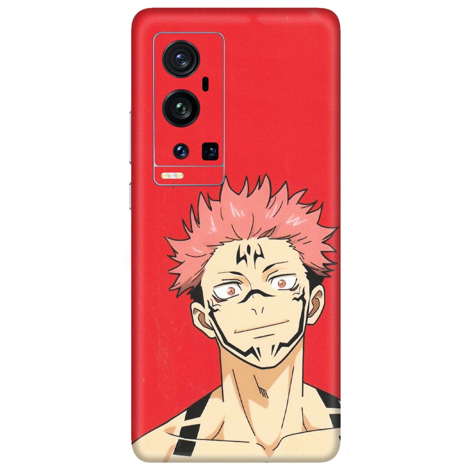 VIVO Z/V/X/T/U/S Series Phone Skins (All Models) - Ryomen Sukuna Fun Anime - Matte Finish (M-153) Vivo X60 Pro Plus