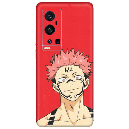 VIVO Z/V/X/T/U/S Series Phone Skins (All Models) - Ryomen Sukuna Fun Anime - Matte Finish (M-153) Vivo X60 Pro Plus