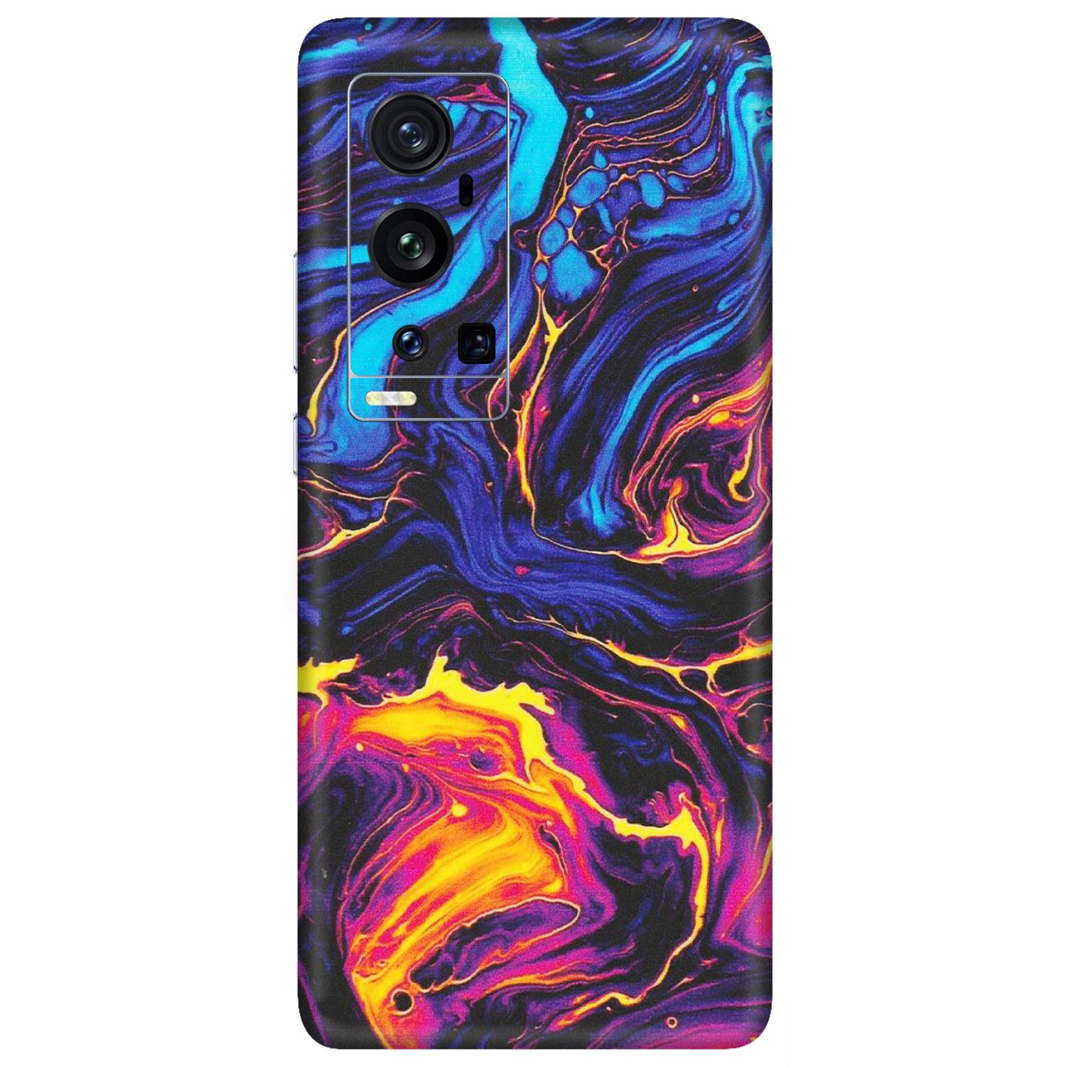 VIVO Z/V/X/T/U/S Series Phone Skins (All Models) - Abstract Paint Classy - Matte Finish (M-15) Vivo X60 Pro Plus