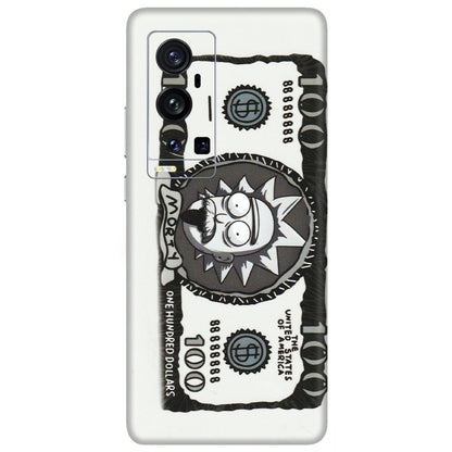 VIVO Z/V/X/T/U/S Series Phone Skins (All Models) - Rick And Morty Hundred Dollar Anime - Matte Finish (M-161) Vivo X60 Pro Plus