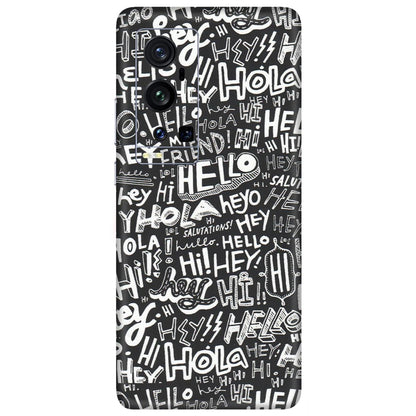 VIVO Z/V/X/T/U/S Series Phone Skins (All Models) - Hi Hello Doodles - Matte Finish (M-25) Vivo X60 Pro Plus