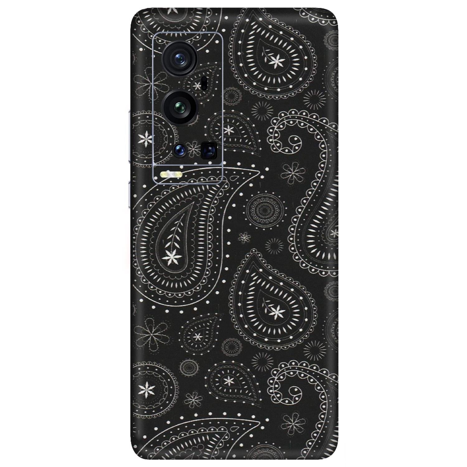 VIVO Z/V/X/T/U/S Series Phone Skins (All Models) - Black Sober Kerry - Matte Finish (M-37) Vivo X60 Pro Plus