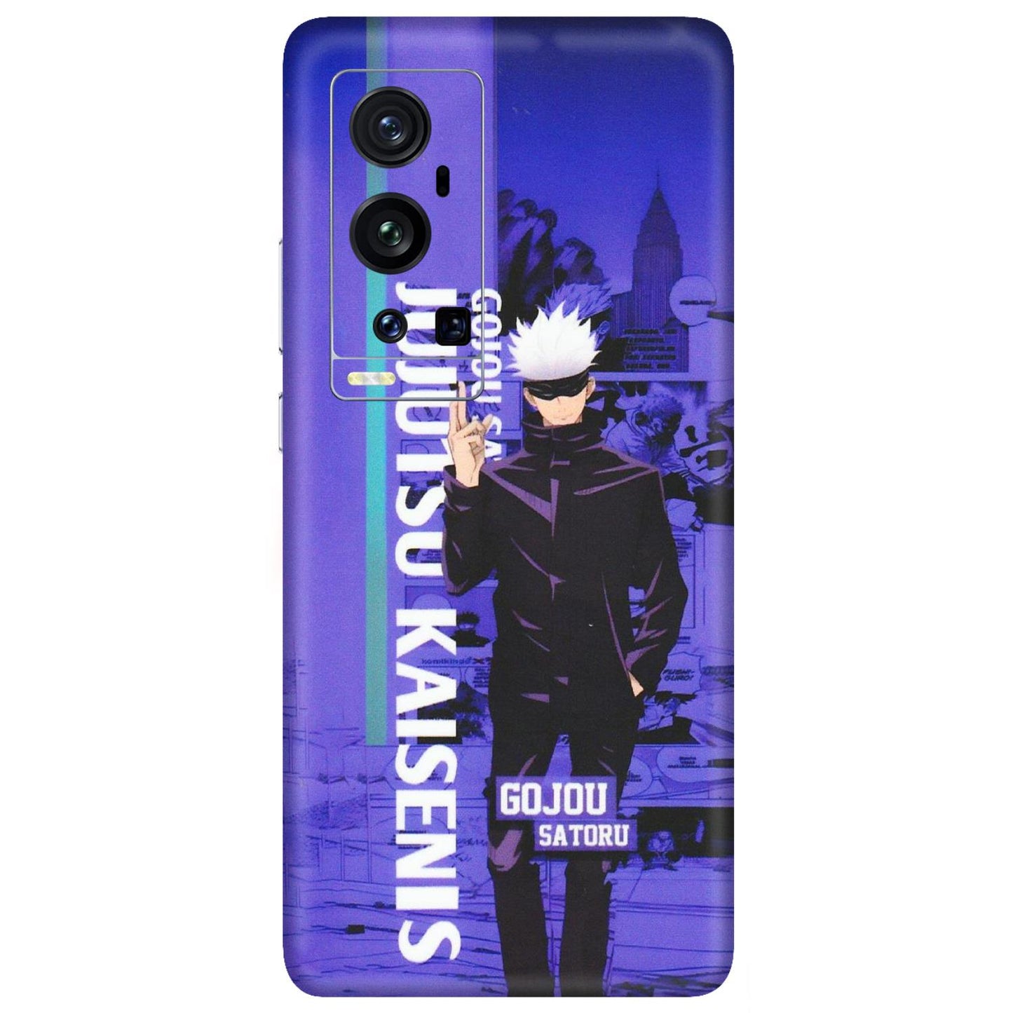 VIVO Z/V/X/T/U/S Series Phone Skins (All Models) - Jujutsu Kaisen Gojo - Matte Finish (M-05) Vivo X60 Pro Plus