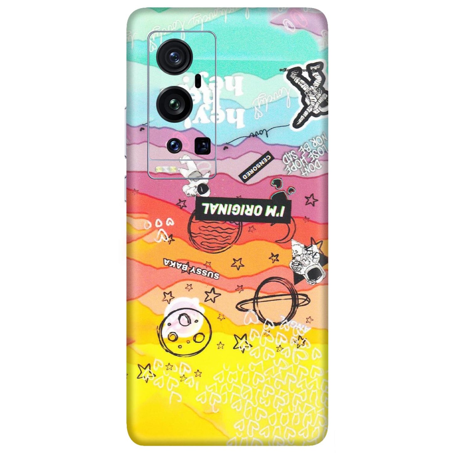 VIVO Z/V/X/T/U/S Series Phone Skins (All Models) - The Original Astronaut - Matte Finish (M-79) Vivo X60 Pro Plus