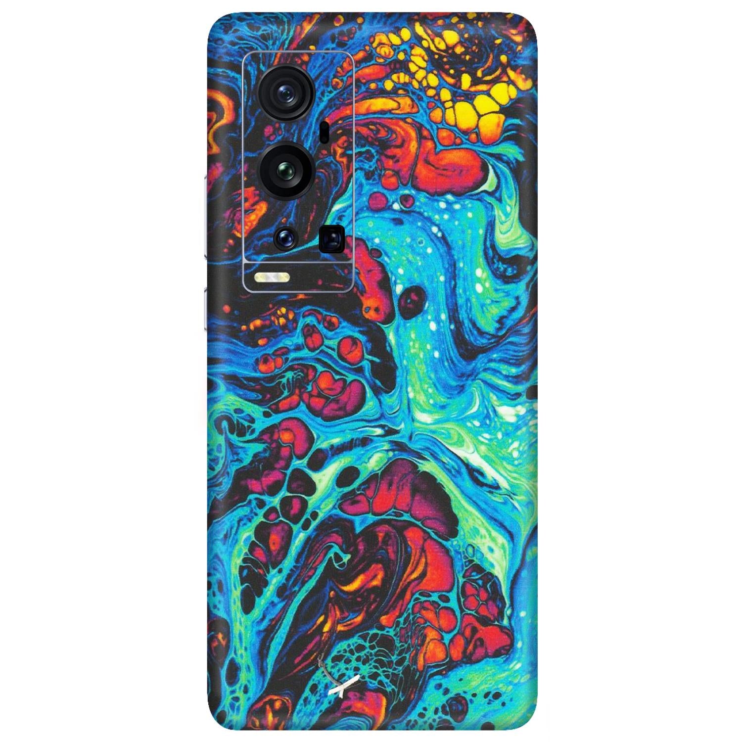 VIVO Z/V/X/T/U/S Series Phone Skins (All Models) - Majestic Galactic Marbel - Matte Finish (M-85) Vivo X60 Pro Plus