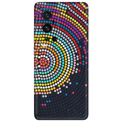 VIVO Z/V/X/T/U/S Series Phone Skins (All Models) - Rainbow Dot Mandala - Matte Finish (M-97) Vivo X60 Pro Plus