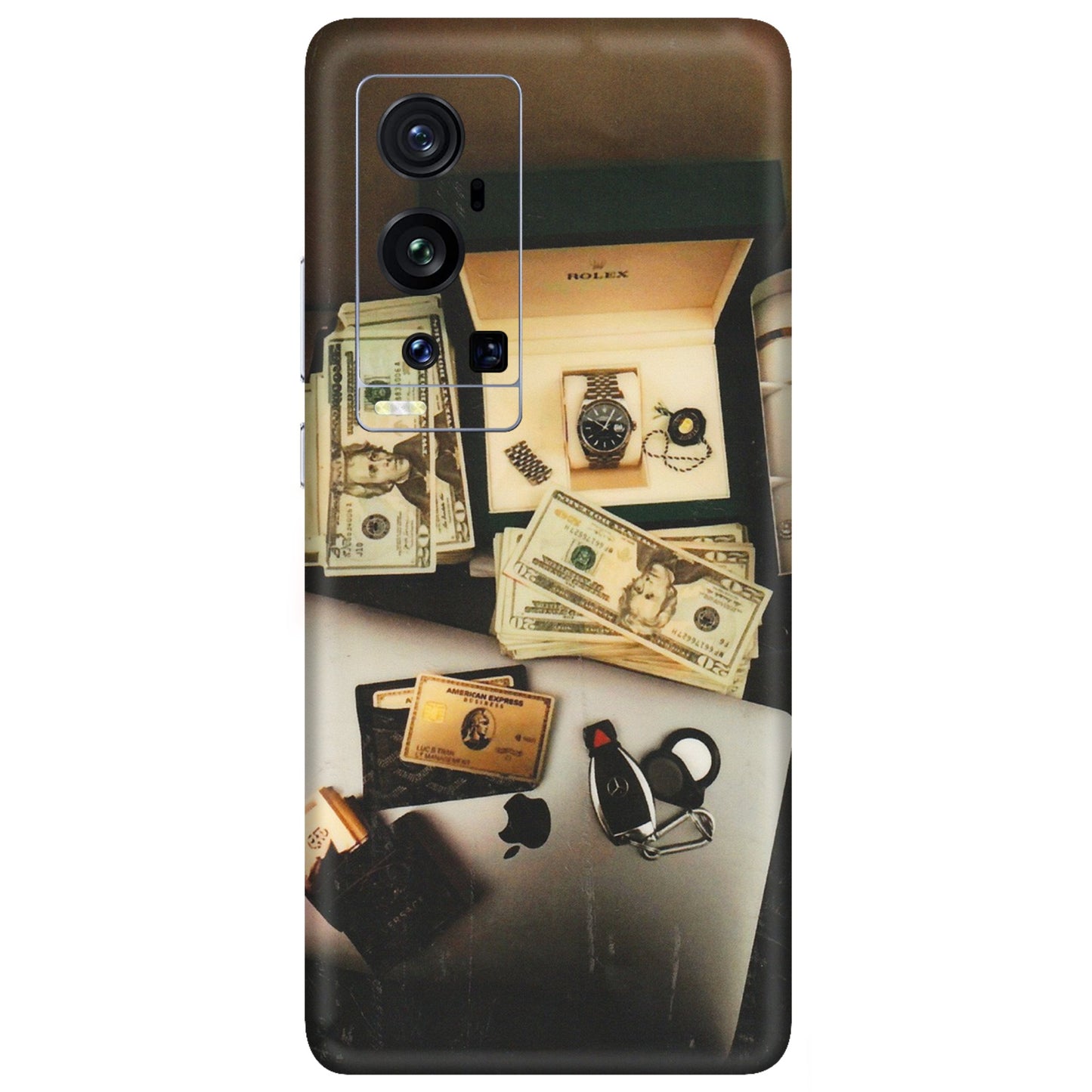 VIVO Z/V/X/T/U/S Series Phone Skins (All Models) - Luxury Lifestyle - Transparent Finish (T-11) Vivo X60 Pro Plus