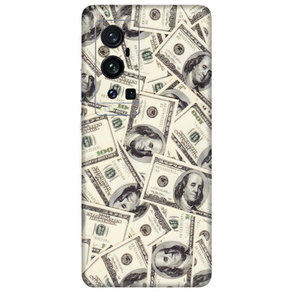 VIVO Z/V/X/T/U/S Series Phone Skins (All Models) - Dollar Lover - Transparent Finish (T-17) Vivo X60 Pro Plus