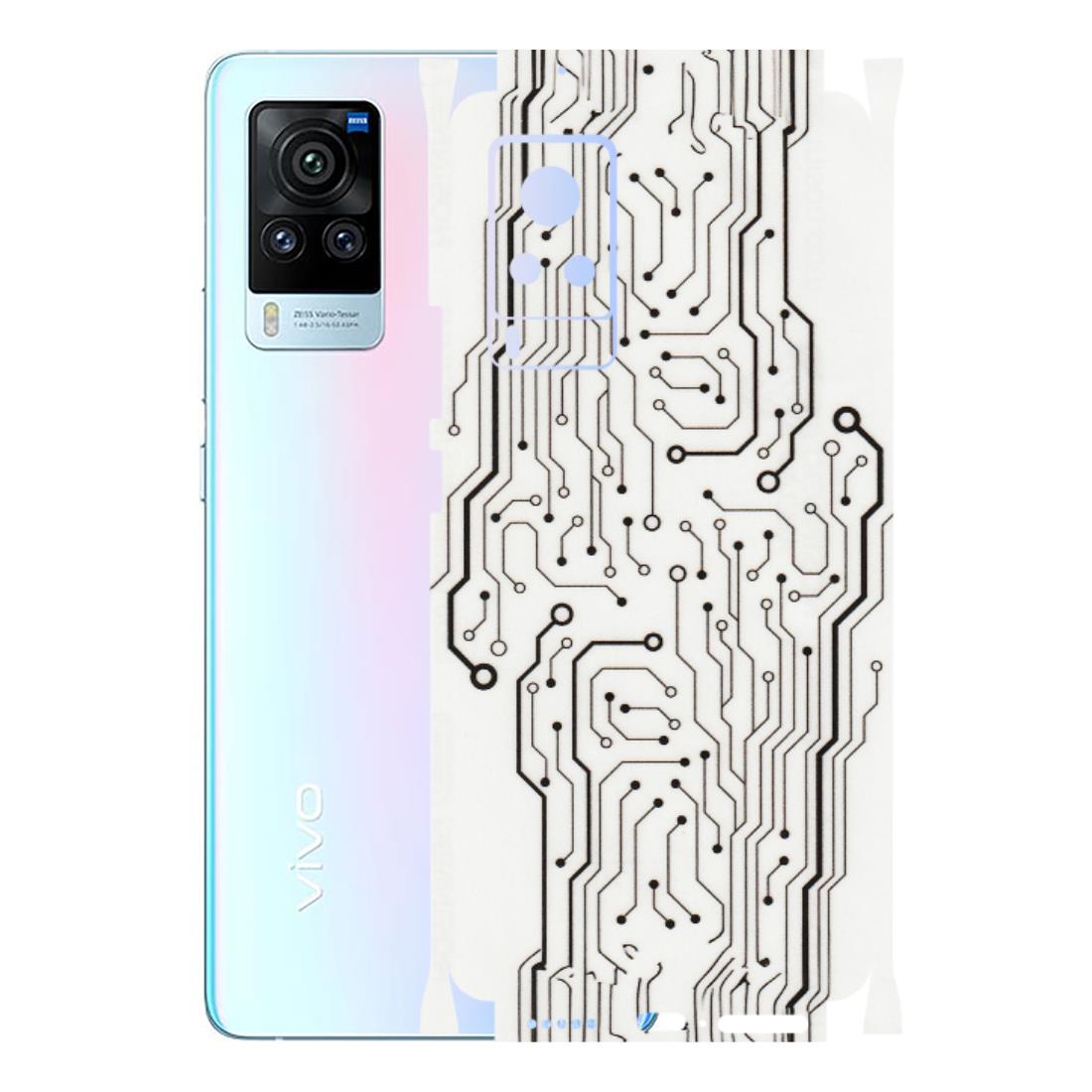 VIVO Z/V/X/T/U/S Series Phone Skins (All Models) - Tech Circuits - Transparent Finish (T-03) Vivo X60 Pro