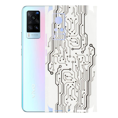 VIVO Z/V/X/T/U/S Series Phone Skins (All Models) - Tech Circuits - Transparent Finish (T-03) Vivo X60