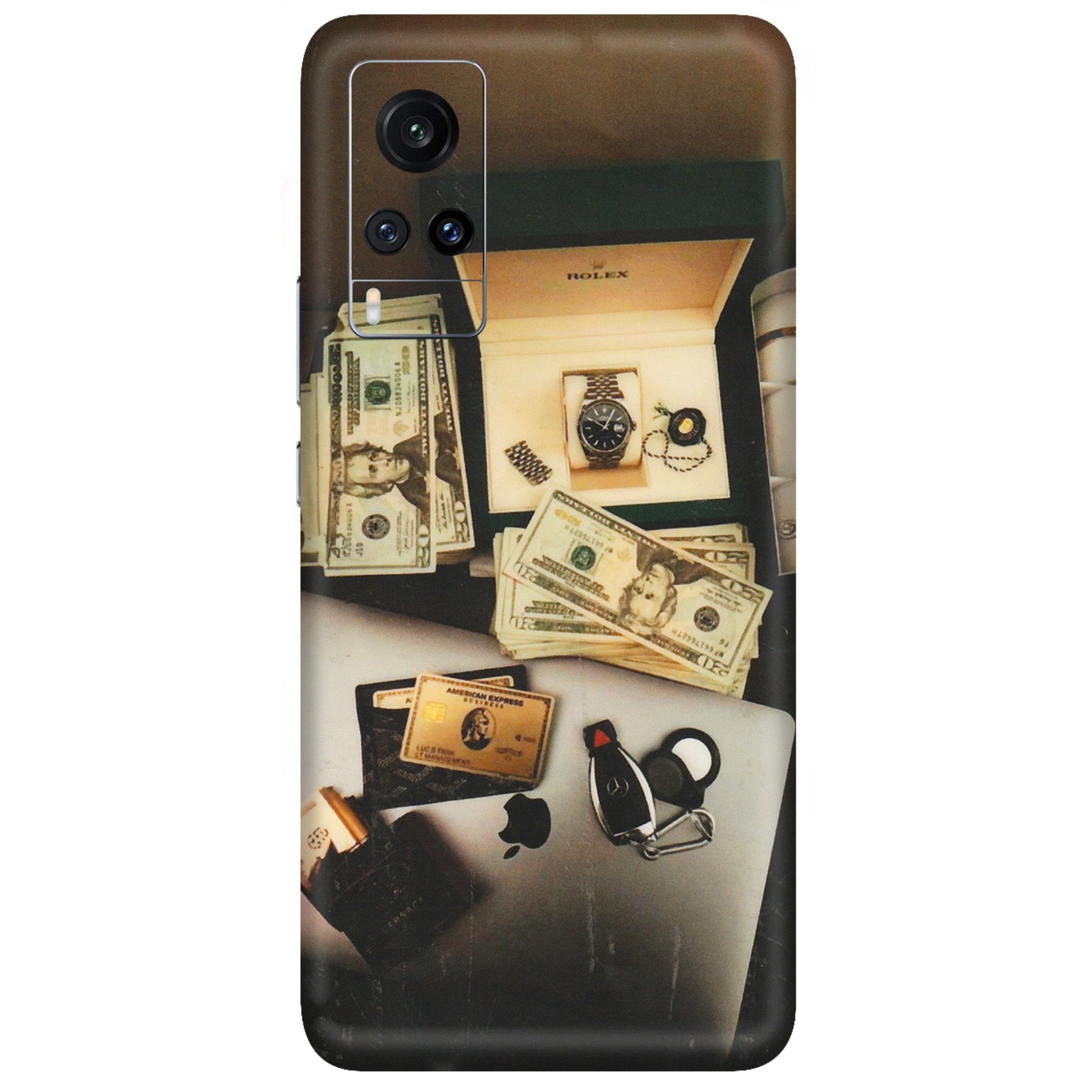 VIVO Z/V/X/T/U/S Series Phone Skins (All Models) - Luxury Lifestyle - Transparent Finish (T-11) Vivo X60