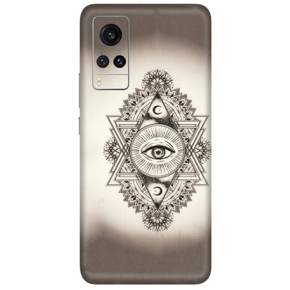 VIVO Z/V/X/T/U/S Series Phone Skins (All Models) - Illuminati Great Eye - Transparent Finish (T-14) Vivo X60