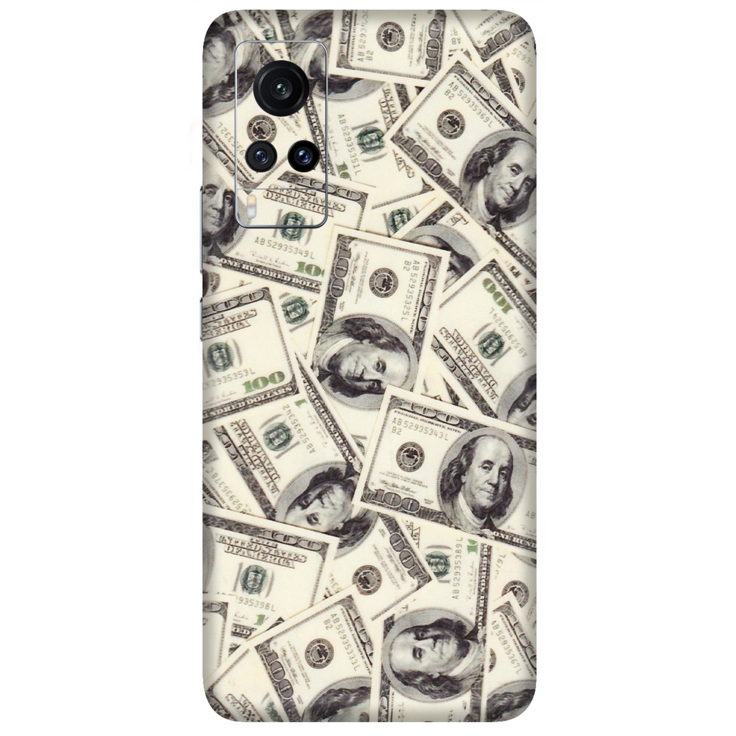 VIVO Z/V/X/T/U/S Series Phone Skins (All Models) - Dollar Lover - Transparent Finish (T-17) Vivo X60