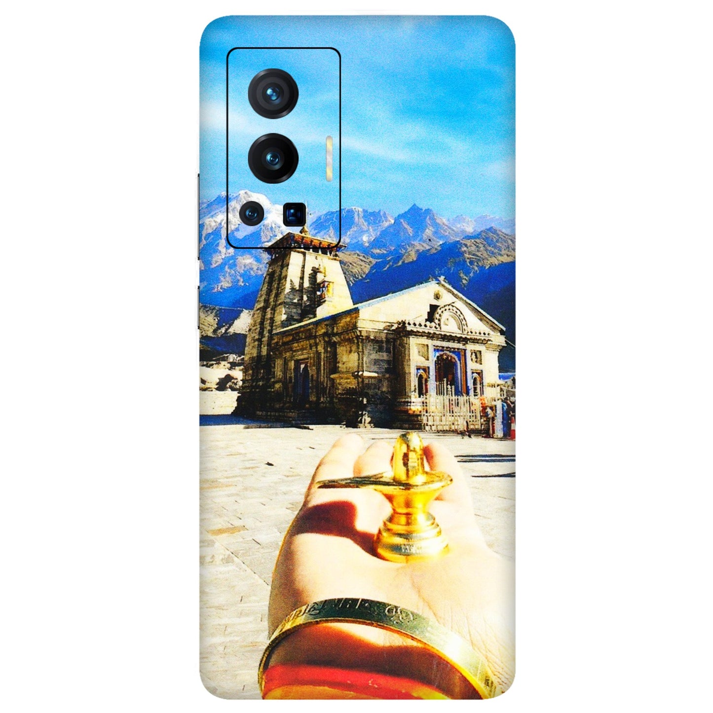 VIVO Z/V/X/T/U/S Series Phone Skins (All Models) - Beauty of Kedarnath - 3D Embossed Finish (L-108) Vivo X70 Pro (5G)