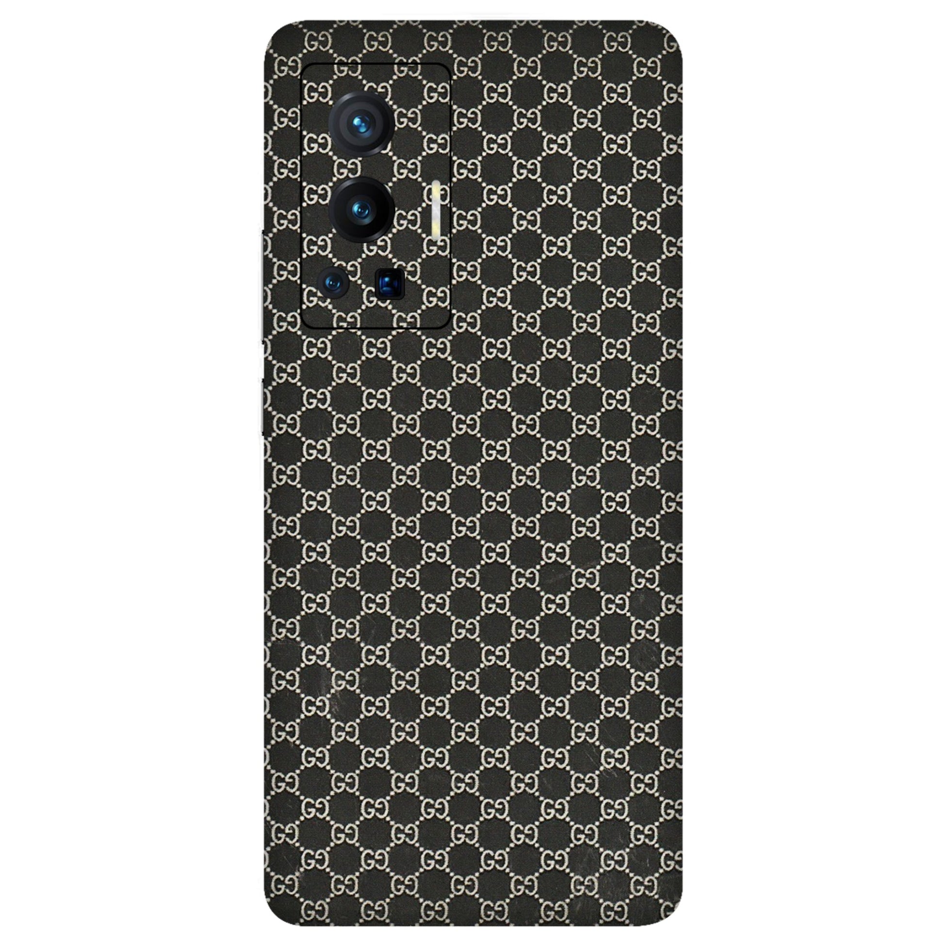 VIVO Z/V/X/T/U/S Series Phone Skins (All Models) - Black G Print - 3D Embossed Finish (L-109) Vivo X70 Pro (5G)