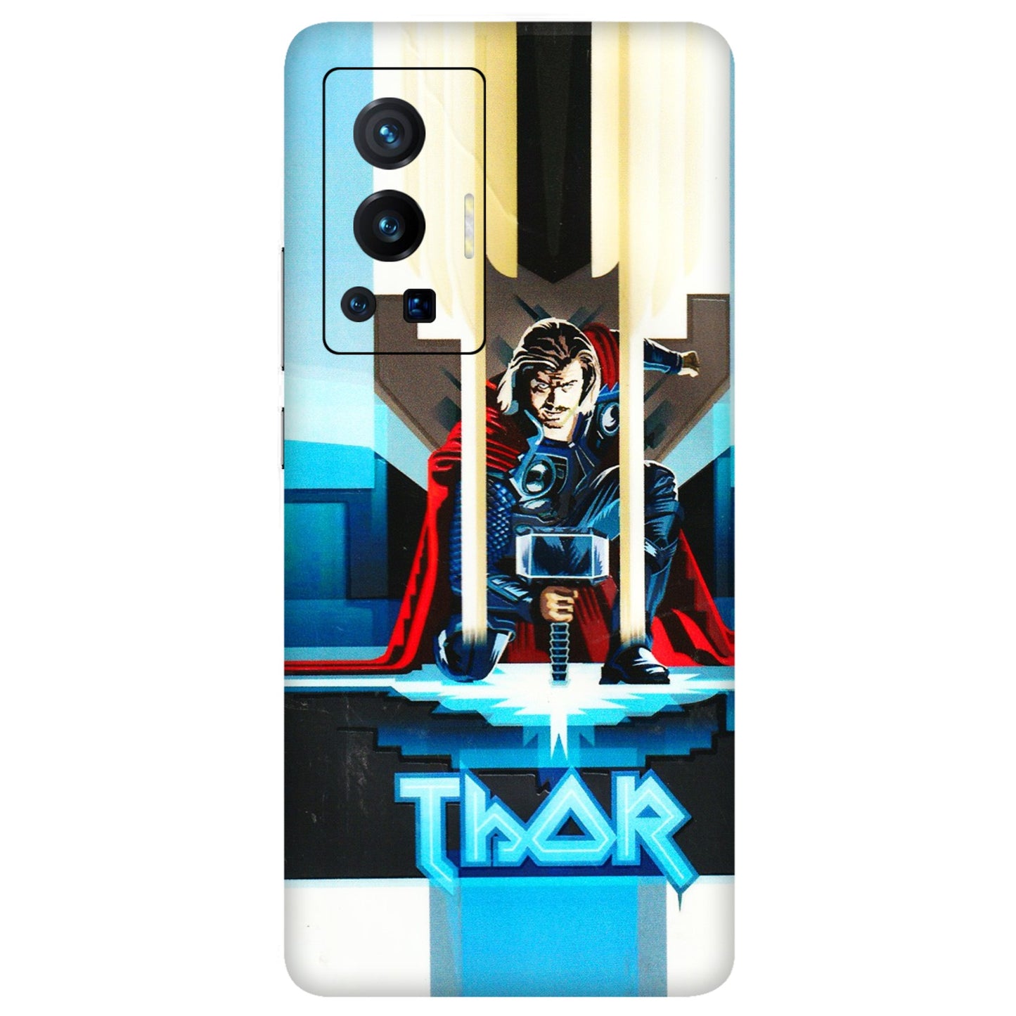 VIVO Z/V/X/T/U/S Series Phone Skins (All Models) - Thor - 3D Embossed Finish (L-137) Vivo X70 Pro (5G)