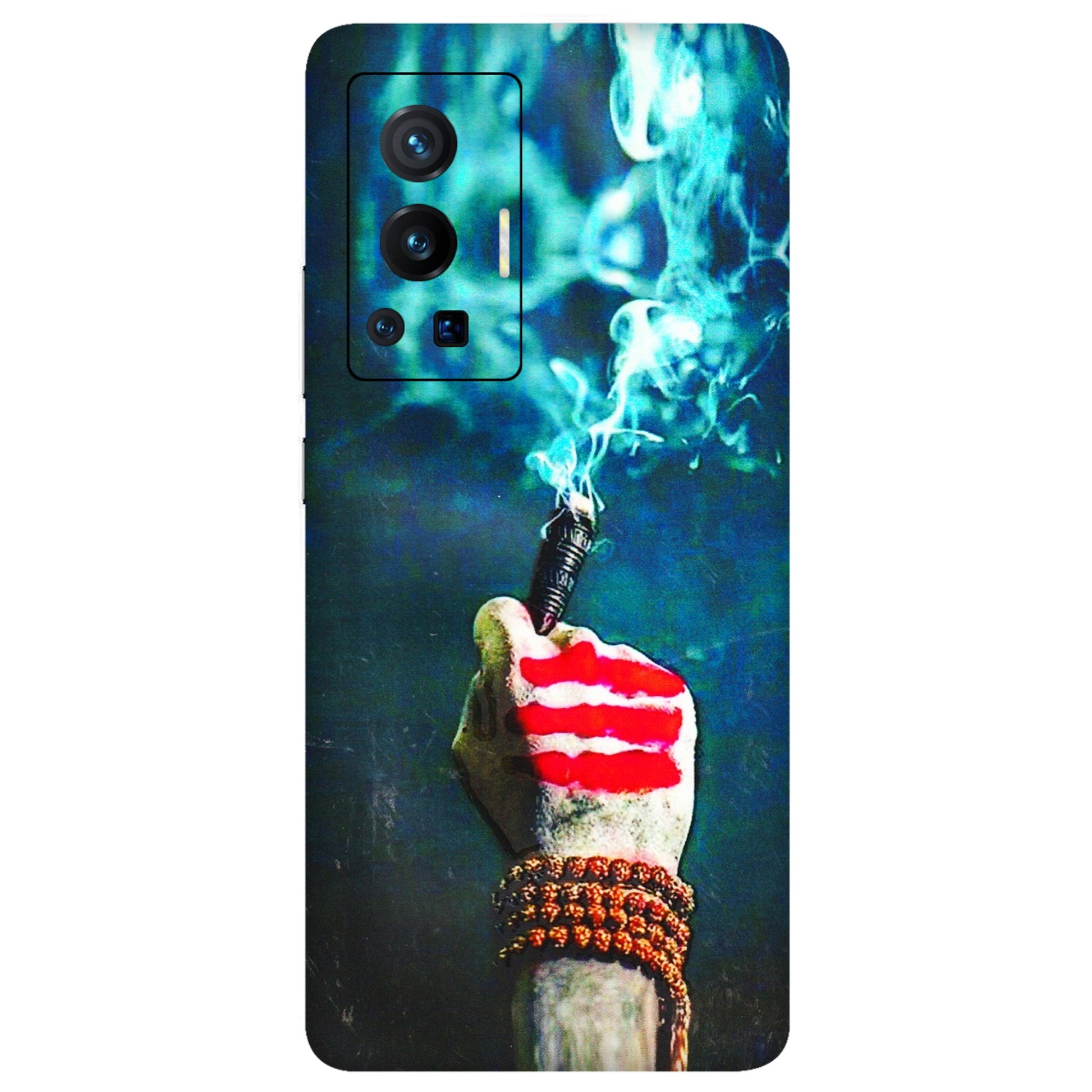 VIVO Z/V/X/T/U/S Series Phone Skins (All Models) - Mahadev Bhakt - 3D Embossed Finish (L-146) Vivo X70 Pro (5G)