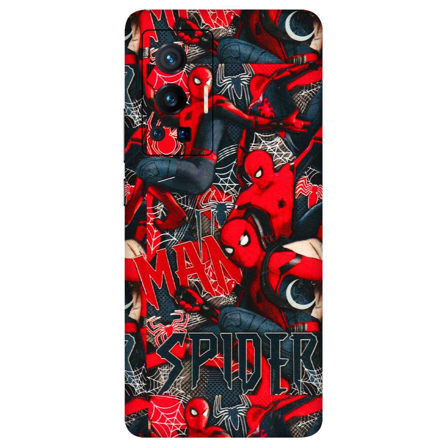 VIVO Z/V/X/T/U/S Series Phone Skins (All Models) - SpiderMan Cool - 3D Embossed Finish (L-188) Vivo X70 Pro (5G)