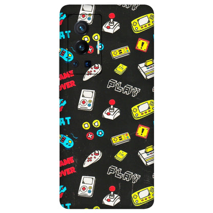 VIVO Z/V/X/T/U/S Series Phone Skins (All Models) - Gaming Doodles - 3D Embossed Finish (L-224) Vivo X70 Pro (5G)
