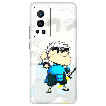VIVO Z/V/X/T/U/S Series Phone Skins (All Models) - Angry Young Shinchan - 3D Embossed Finish (L-226) Vivo X70 Pro (5G)