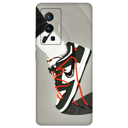 VIVO Z/V/X/T/U/S Series Phone Skins (All Models) - New Grey Sneaker - 3D Embossed Finish (L-261) Vivo X70 Pro (5G)