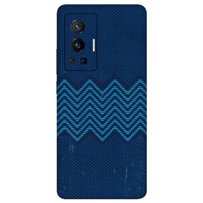 VIVO Z/V/X/T/U/S Series Phone Skins (All Models) - Blue Sober Waves - 3D Embossed Finish (L-306) Vivo X70 Pro (5G)