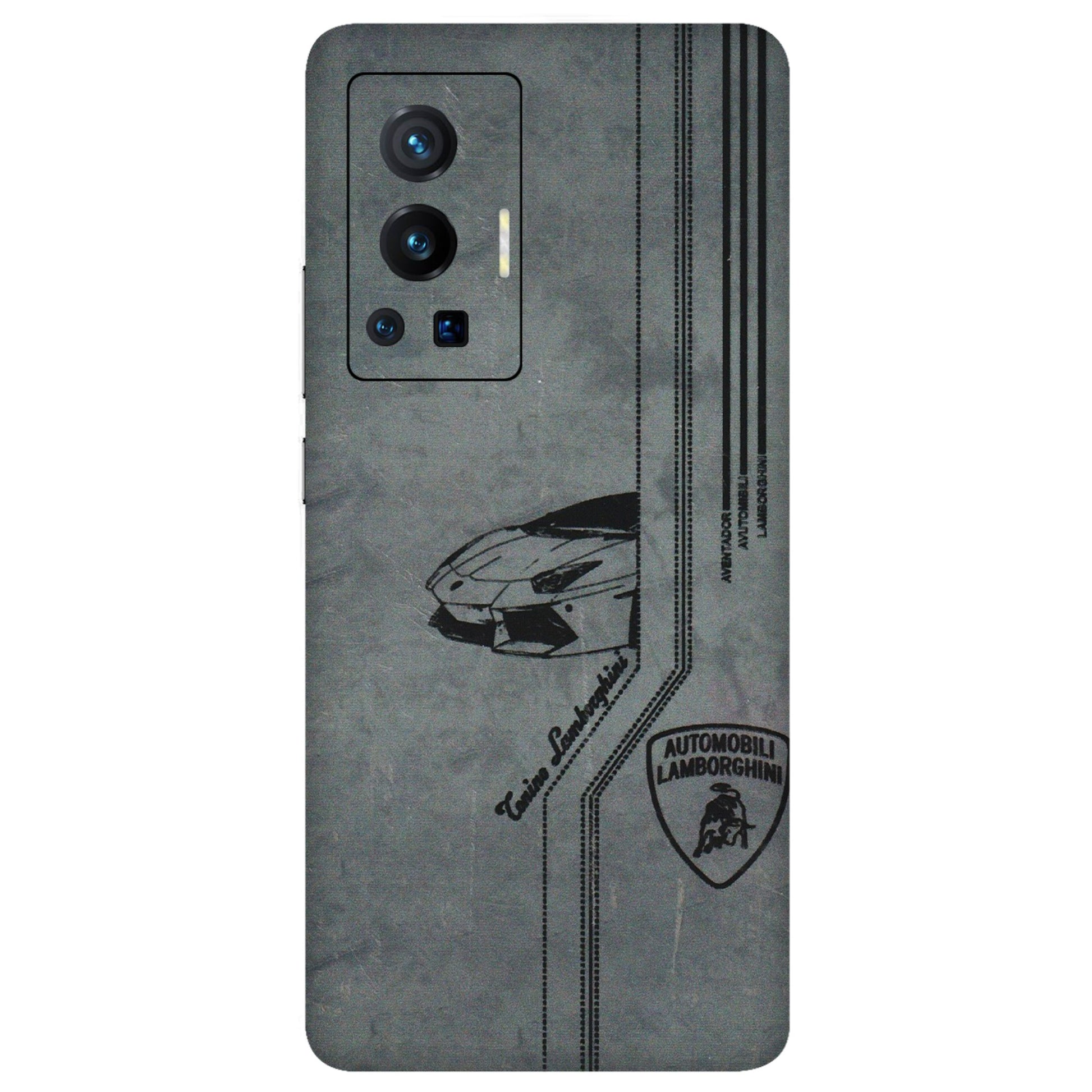 VIVO Z/V/X/T/U/S Series Phone Skins (All Models) - New Lamborgini Aventador - 3D Embossed Finish (L-321) Vivo X70 Pro (5G)
