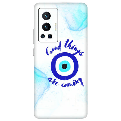 VIVO Z/V/X/T/U/S Series Phone Skins (All Models) - Evil Eye Good Things Are Coming - 3D Embossed Finish (L-322) Vivo X70 Pro (5G)