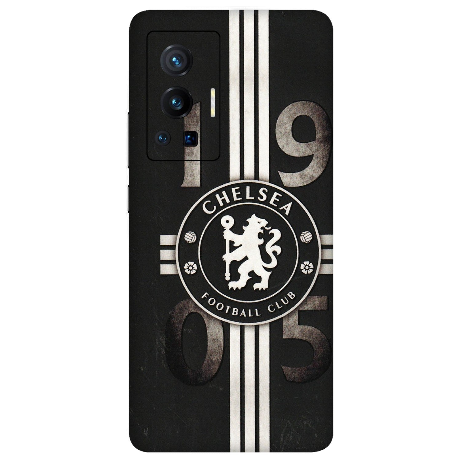 VIVO Z/V/X/T/U/S Series Phone Skins (All Models) - Chelsea Fan Club - 3D Embossed Finish (L-36) Vivo X70 Pro (5G)
