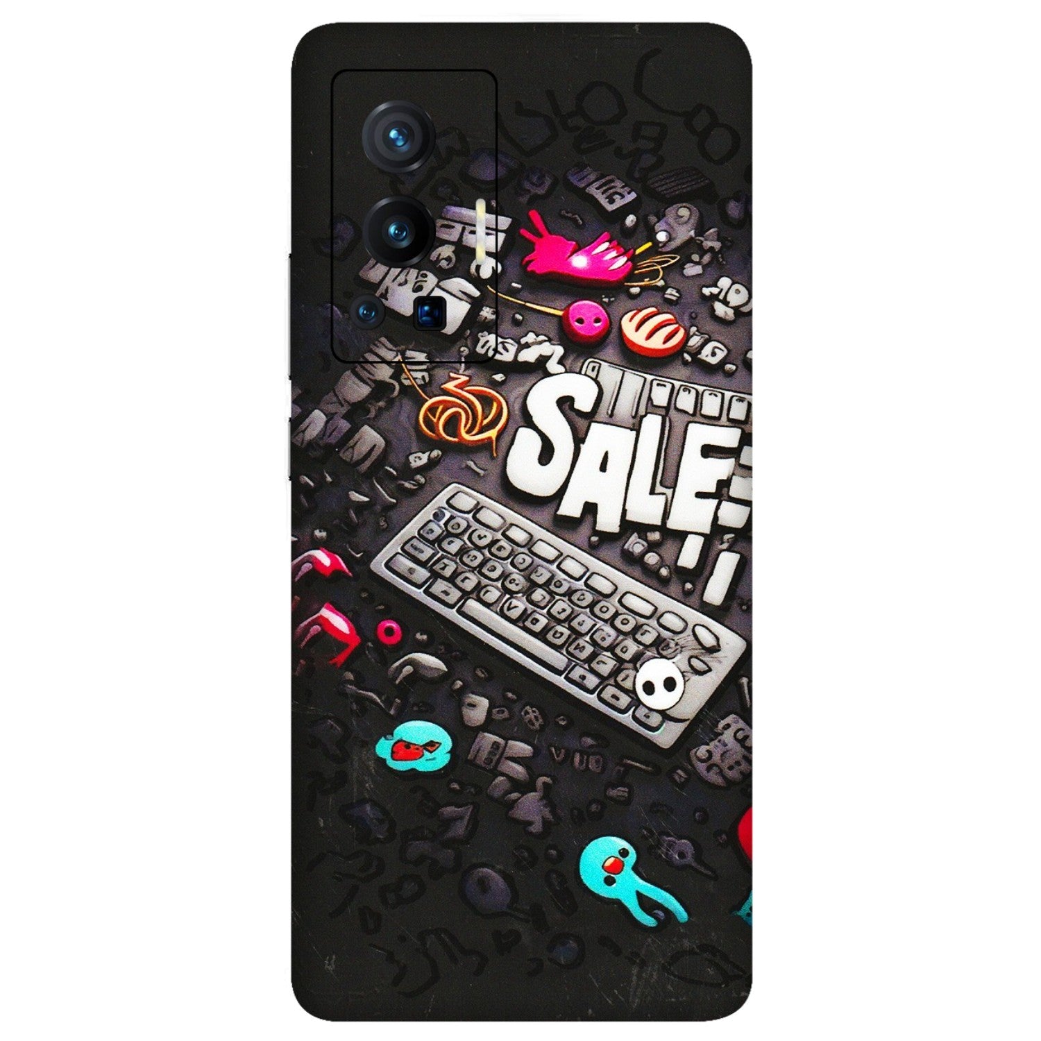VIVO Z/V/X/T/U/S Series Phone Skins (All Models) - Gadgets Sale - 3D Embossed Finish (L-50) Vivo X70 Pro (5G)