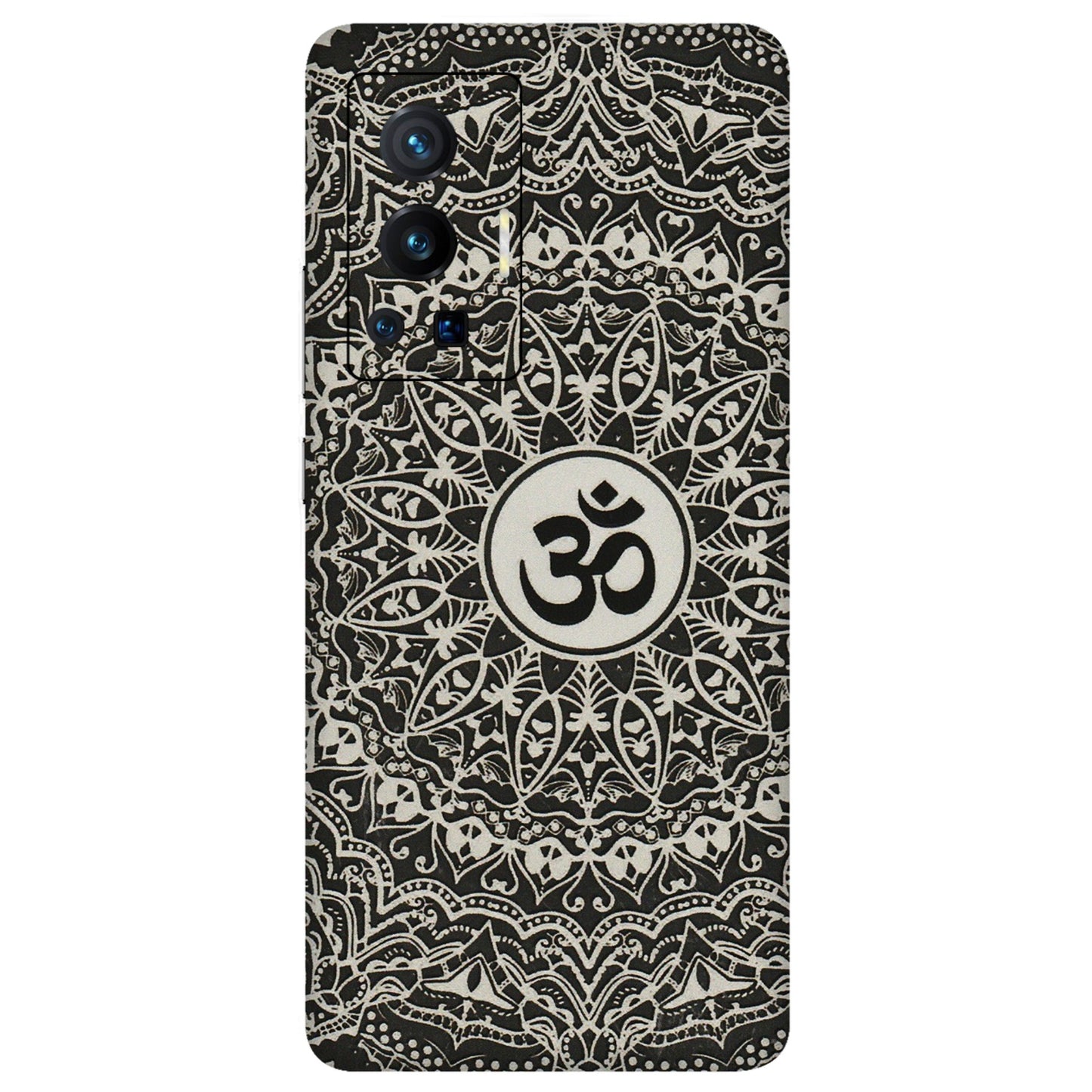 VIVO Z/V/X/T/U/S Series Phone Skins (All Models) - Aum Elegant Mandala - 3D Embossed Finish (L-62) Vivo X70 Pro (5G)
