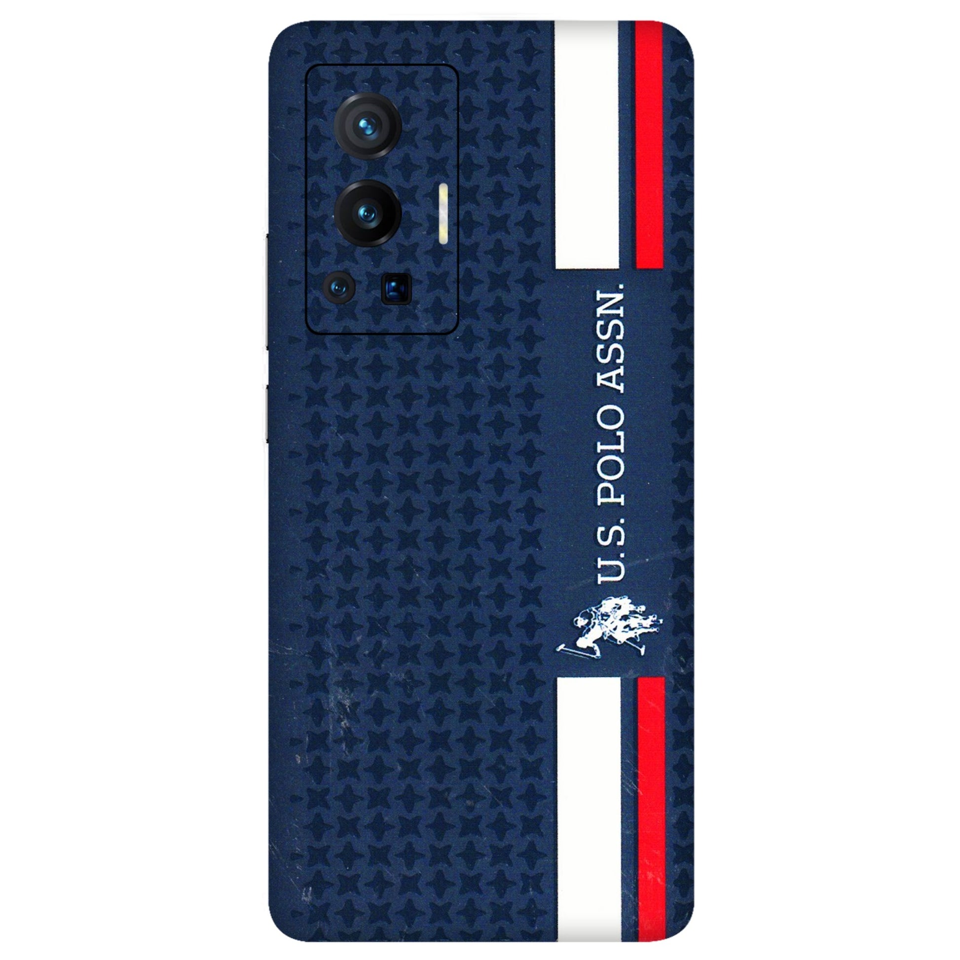 VIVO Z/V/X/T/U/S Series Phone Skins (All Models) - US POLO Designer Brand - 3D Embossed Finish (L-65) Vivo X70 Pro (5G)