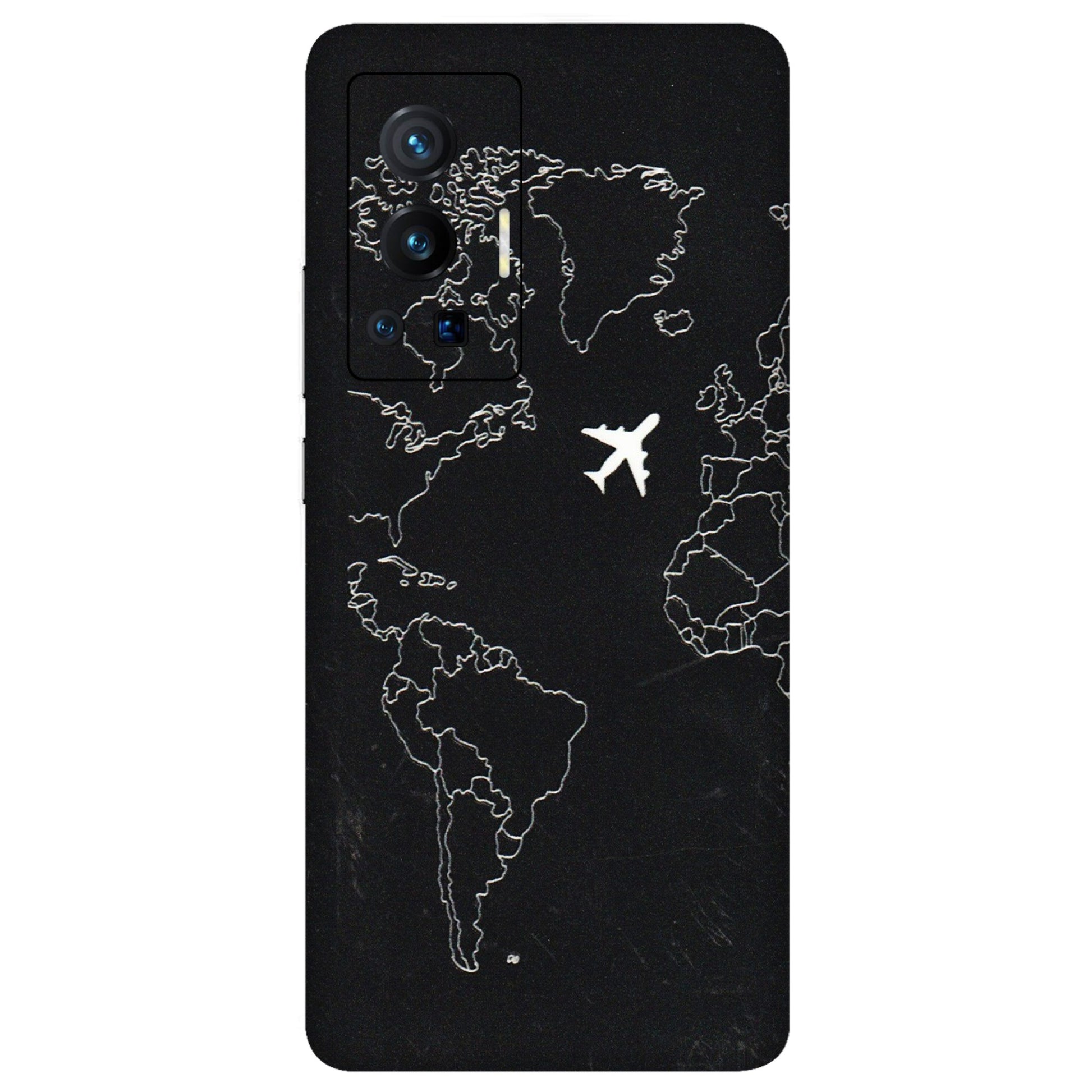 VIVO Z/V/X/T/U/S Series Phone Skins (All Models) - Never Ending Travel - 3D Embossed Finish (L-79) Vivo X70 Pro (5G)