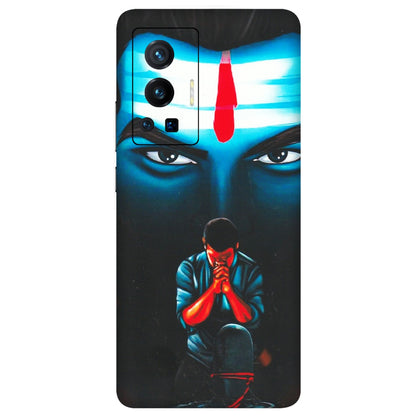 VIVO Z/V/X/T/U/S Series Phone Skins (All Models) - Mahakal Bhakt - Matte Finish (M-112) Vivo X70 Pro (5G)