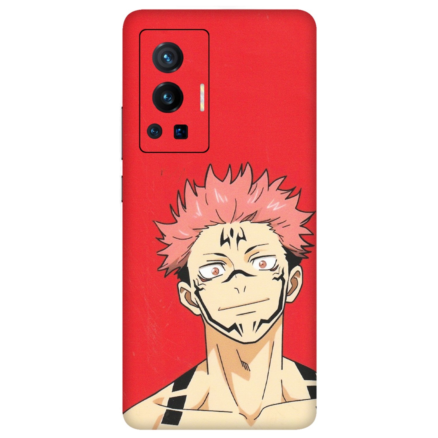 VIVO Z/V/X/T/U/S Series Phone Skins (All Models) - Ryomen Sukuna Fun Anime - Matte Finish (M-153) Vivo X70 Pro (5G)