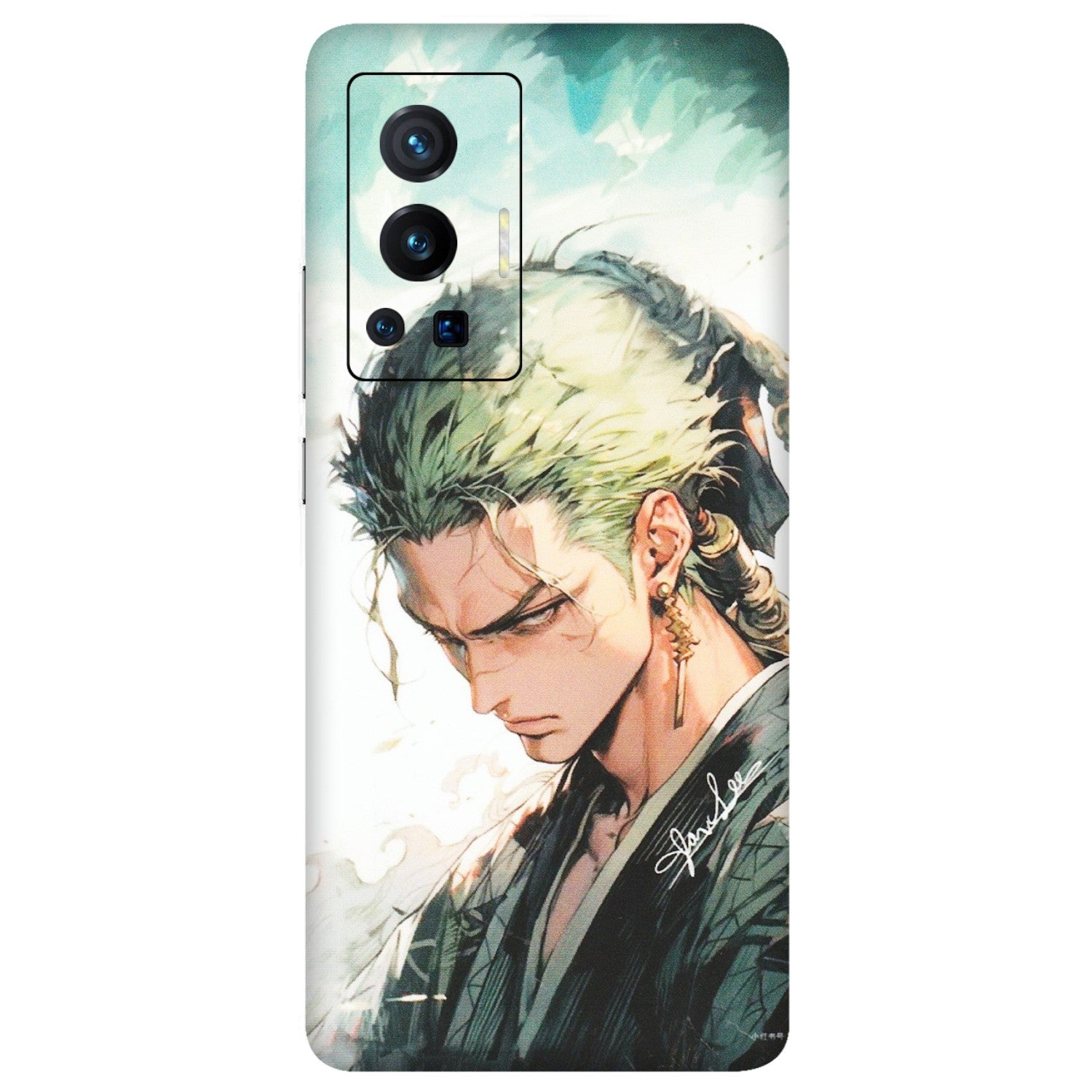 VIVO Z/V/X/T/U/S Series Phone Skins (All Models) - Pirate Hunter One Piece Anime - Matte Finish (M-157) Vivo X70 Pro (5G)