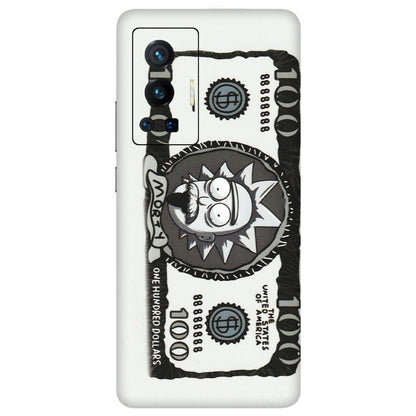 VIVO Z/V/X/T/U/S Series Phone Skins (All Models) - Rick And Morty Hundred Dollar Anime - Matte Finish (M-161) Vivo X70 Pro (5G)