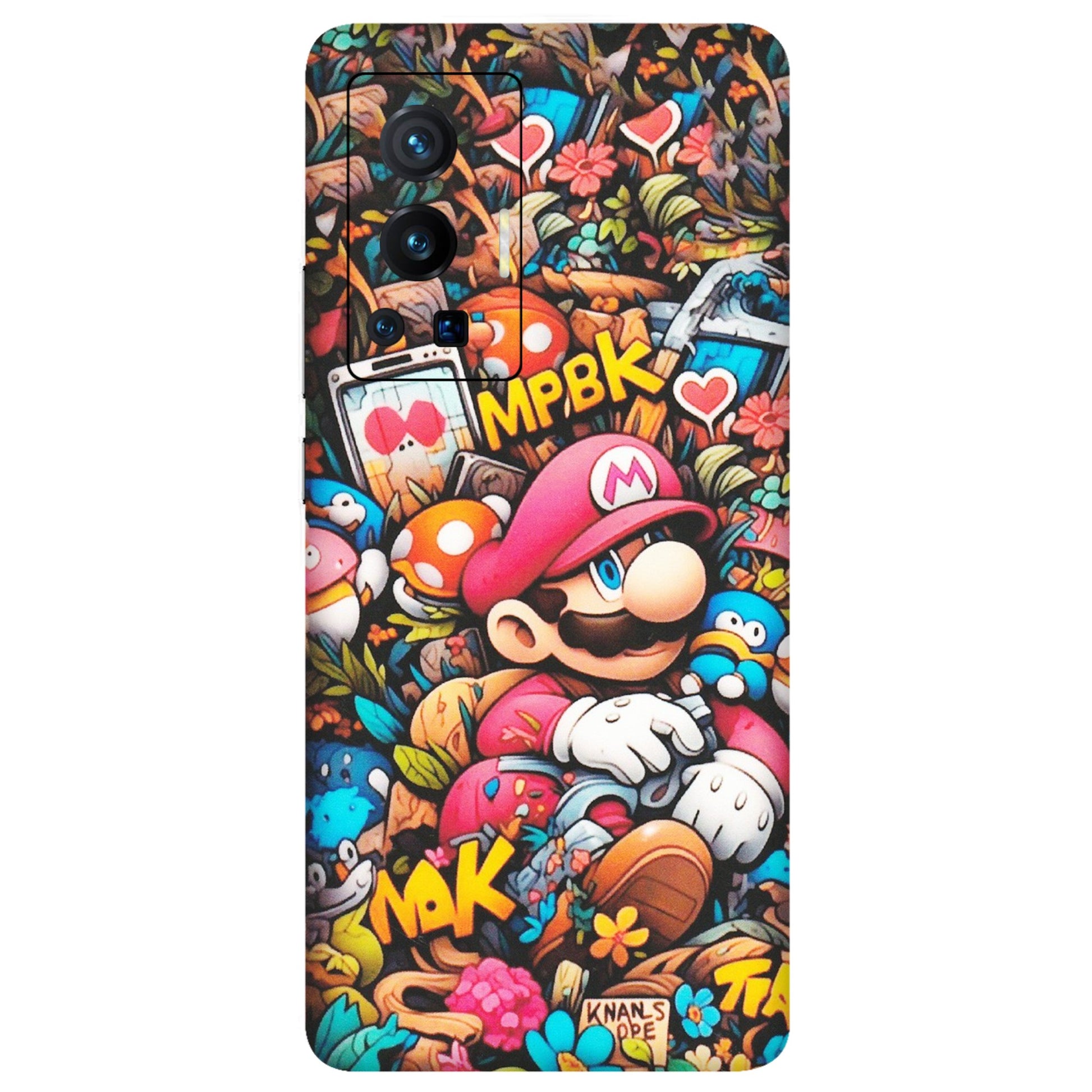 VIVO Z/V/X/T/U/S Series Phone Skins (All Models) - Super Mario Bros Artistic - Matte Finish (M-173) Vivo X70 Pro (5G)