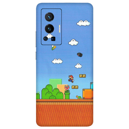 VIVO Z/V/X/T/U/S Series Phone Skins (All Models) - Mario Game Scene - Matte Finish (M-24) Vivo X70 Pro (5G)