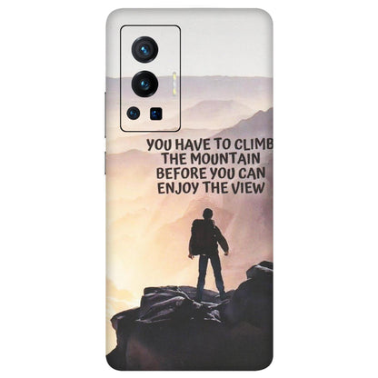 VIVO Z/V/X/T/U/S Series Phone Skins (All Models) - Motivational Hiking Mountain - Matte Finish (M-28) Vivo X70 Pro (5G)