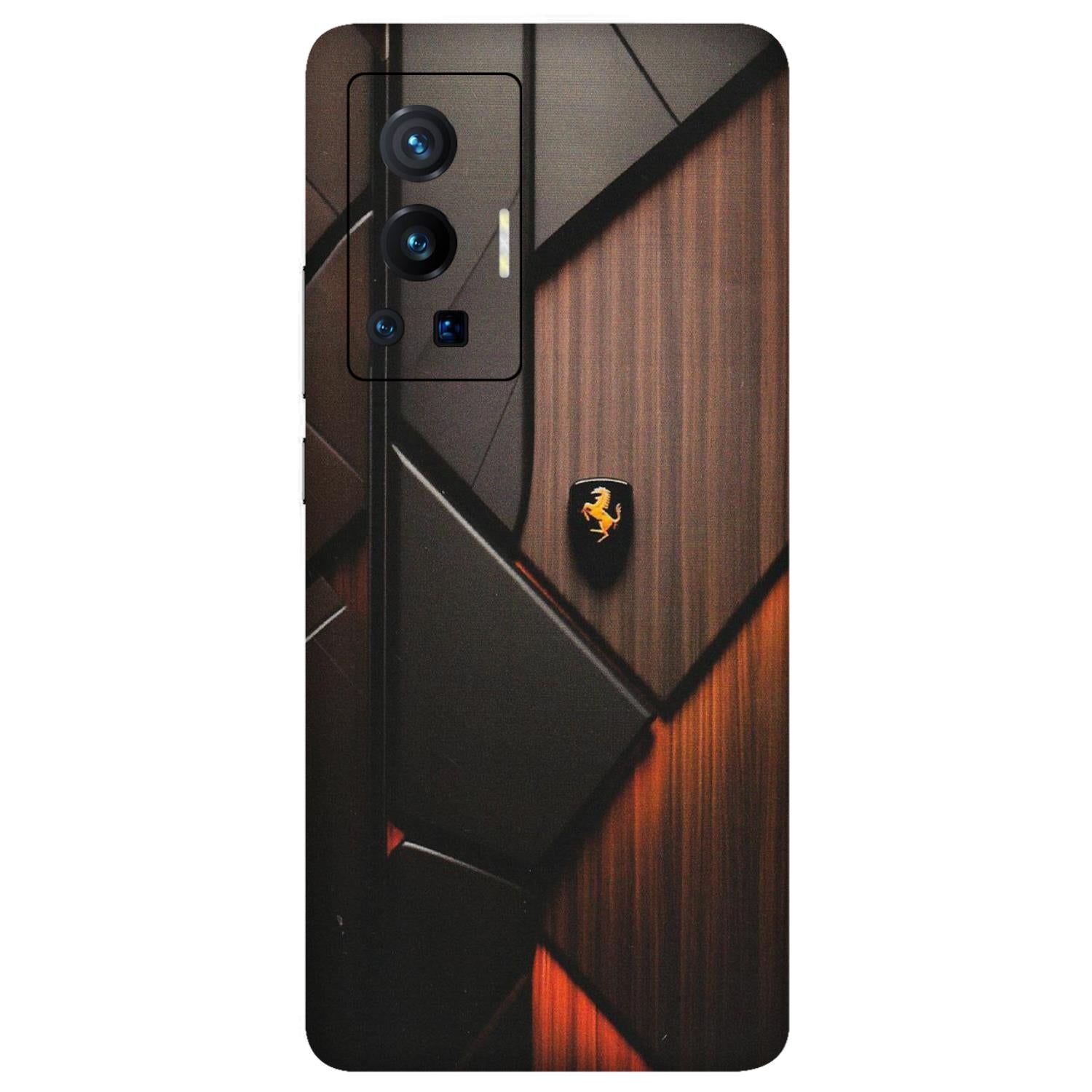 VIVO Z/V/X/T/U/S Series Phone Skins (All Models) - Lambo Beauty Wood Pattern Sober - Matte Finish (M-51) Vivo X70 Pro (5G)