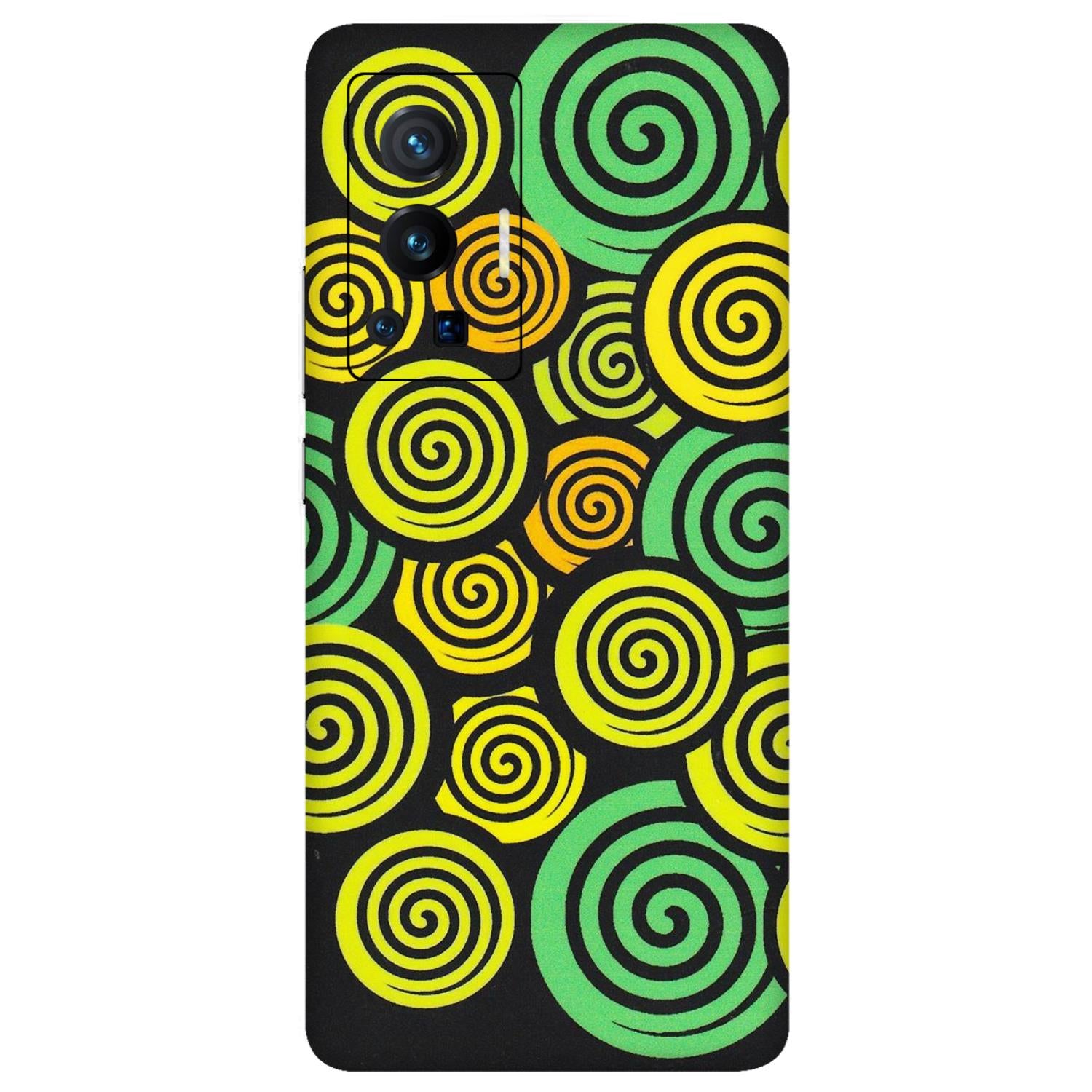 VIVO Z/V/X/T/U/S Series Phone Skins (All Models) - Crazy Spiral - Matte Finish (M-91) Vivo X70 Pro (5G)