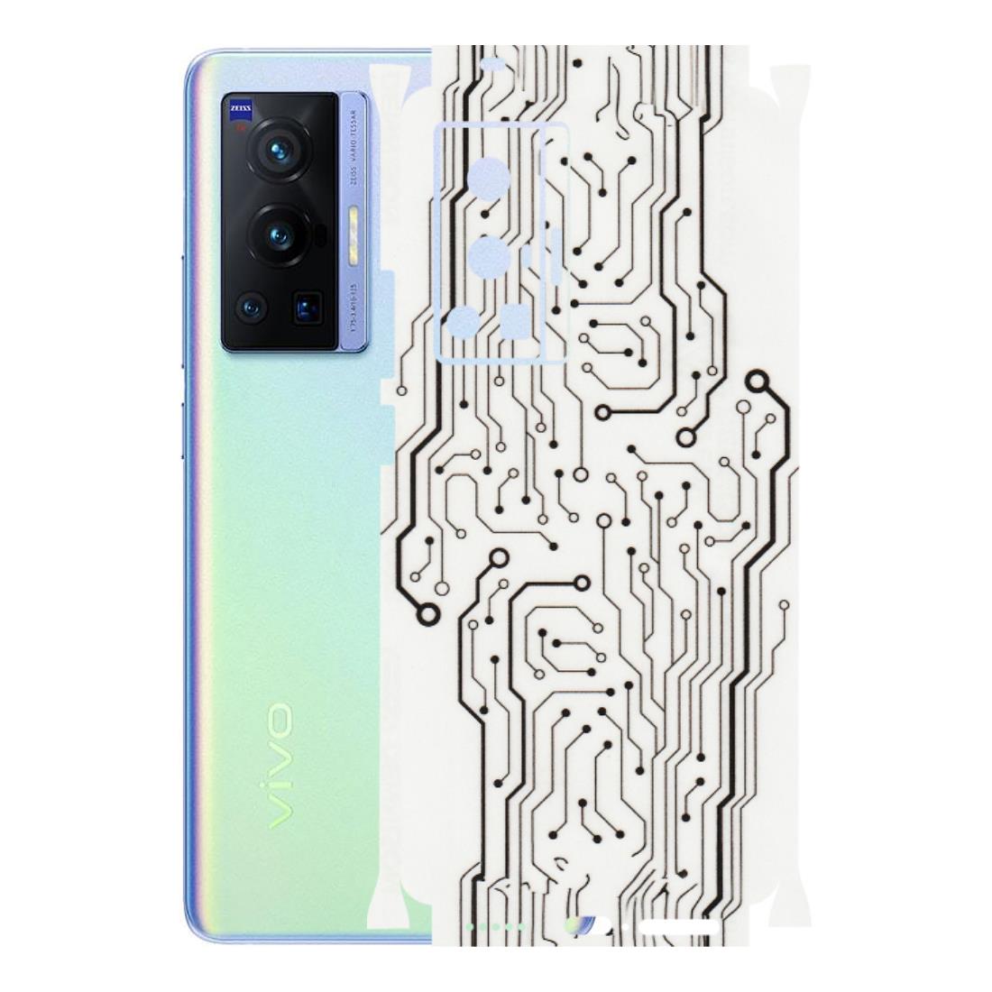 VIVO Z/V/X/T/U/S Series Phone Skins (All Models) - Tech Circuits - Transparent Finish (T-03) Vivo X70 Pro (5G)