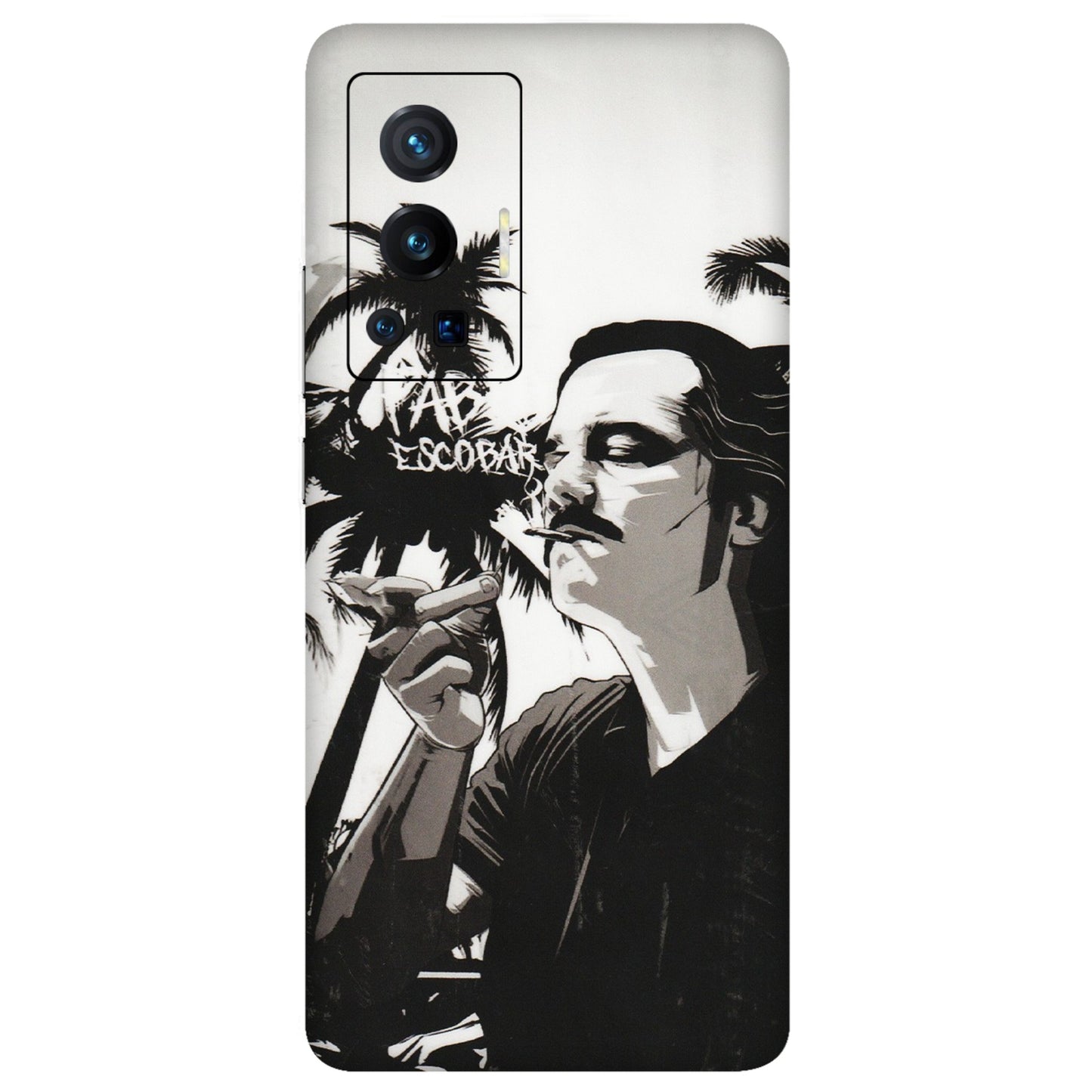 VIVO Z/V/X/T/U/S Series Phone Skins (All Models) - Pab Escobar - Transparent Finish (T-05) Vivo X70 Pro (5G)