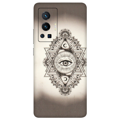 VIVO Z/V/X/T/U/S Series Phone Skins (All Models) - Illuminati Great Eye - Transparent Finish (T-14) Vivo X70 Pro (5G)