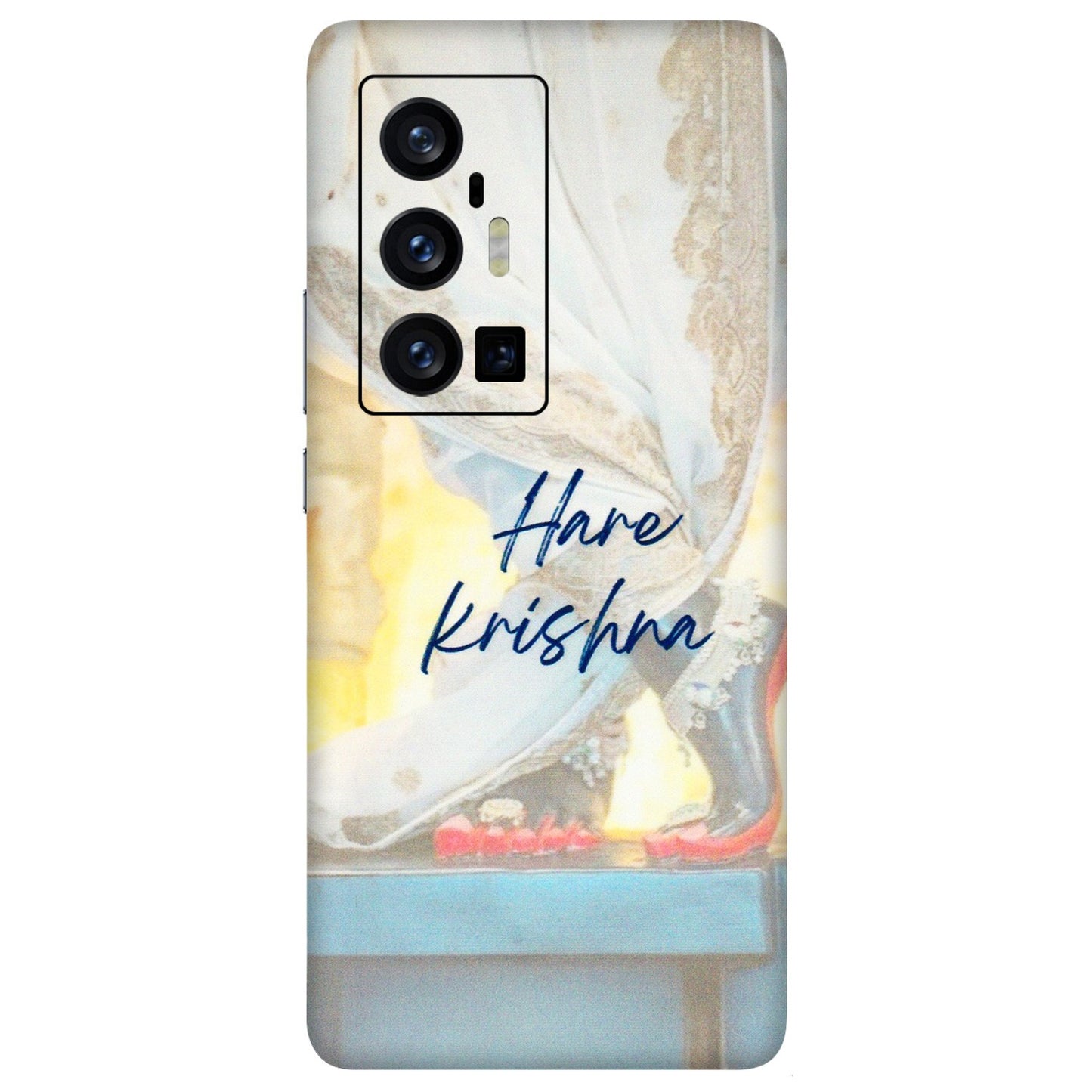 VIVO Z/V/X/T/U/S Series Phone Skins (All Models) - Hare Krishna - 3D Embossed Finish (L-03) Vivo X70 Pro Plus (5G)