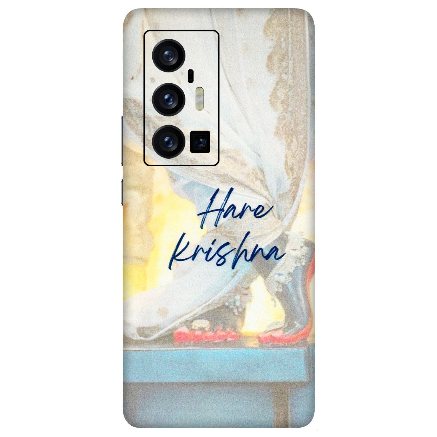 VIVO Z/V/X/T/U/S Series Phone Skins (All Models) - Hare Krishna - 3D Embossed Finish (L-03) Vivo X70 Pro Plus (5G)