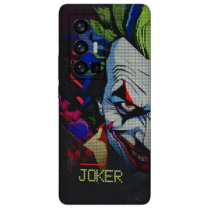 VIVO Z/V/X/T/U/S Series Phone Skins (All Models) - Joker Dot Matrix - 3D Embossed Finish (L-08) Vivo X70 Pro Plus (5G)
